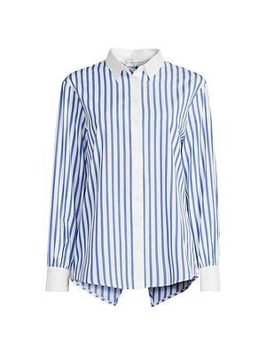 Franklin Striped Button-Front Shirt