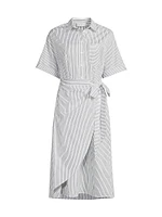 Naya Wrapped Shirt Dress