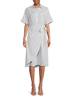 Naya Wrapped Shirt Dress