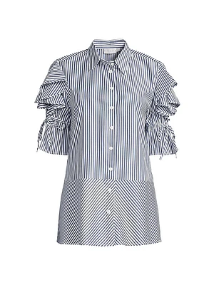 Tiarna Ruffle-Sleeve Shirt