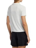 The Knit Stripe Polo Shirt