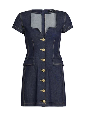 Brunella Stretch Denim Minidress