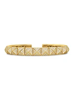 Pyramid Cuff Bracelet in 18K Yellow Gold