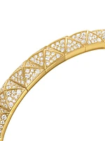 Pyramid Cuff Bracelet in 18K Yellow Gold