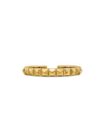 Pyramid Cuff Bracelet in 18K Yellow Gold, 8MM