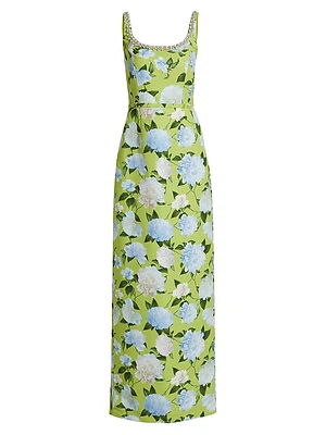 Lana Floral Embellished Gown