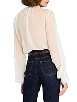 Hasli Silk Chiffon Top