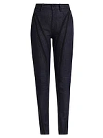 Stretch Raw Denim Jeans