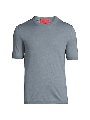 Cashmere-Silk Knit T-shirt