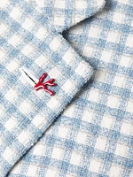 Over Check Comfort Boucle Jacket