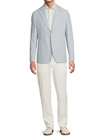 Over Check Comfort Boucle Jacket