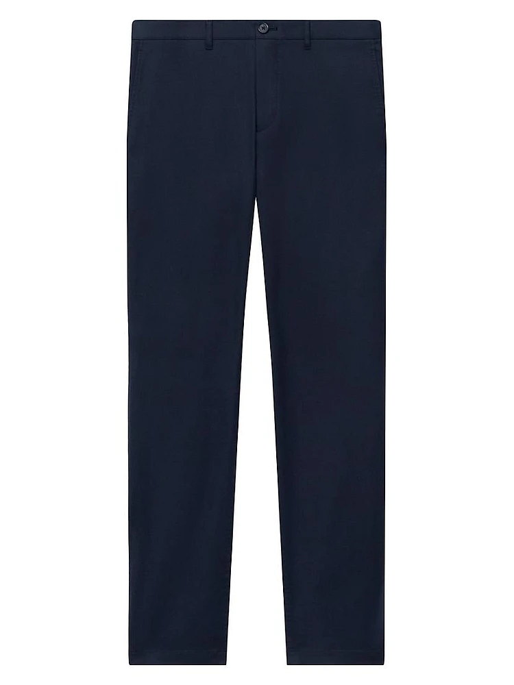Hanson Twill Straight-Leg Chino Pants