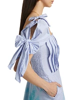 Ariyike Pleated Tie-Dye Maxi Dress