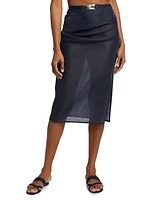 Isobel Draped Pencil Skirt