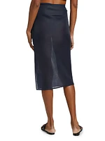 Isobel Draped Pencil Skirt