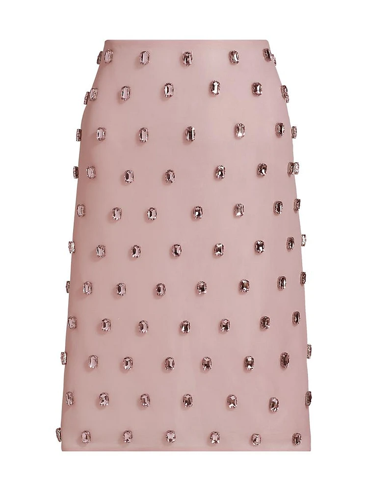 The Leanne Embellished Pencil Skirt
