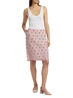 The Leanne Embellished Pencil Skirt