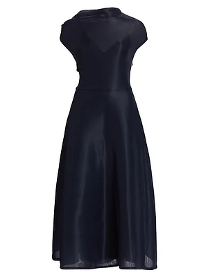 The Genevieve Draped Cocktail Dress