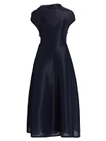 The Genevieve Draped Cocktail Dress