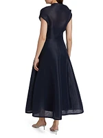 The Genevieve Draped Cocktail Dress