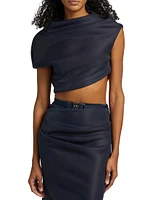 Helene Draped Crop Top