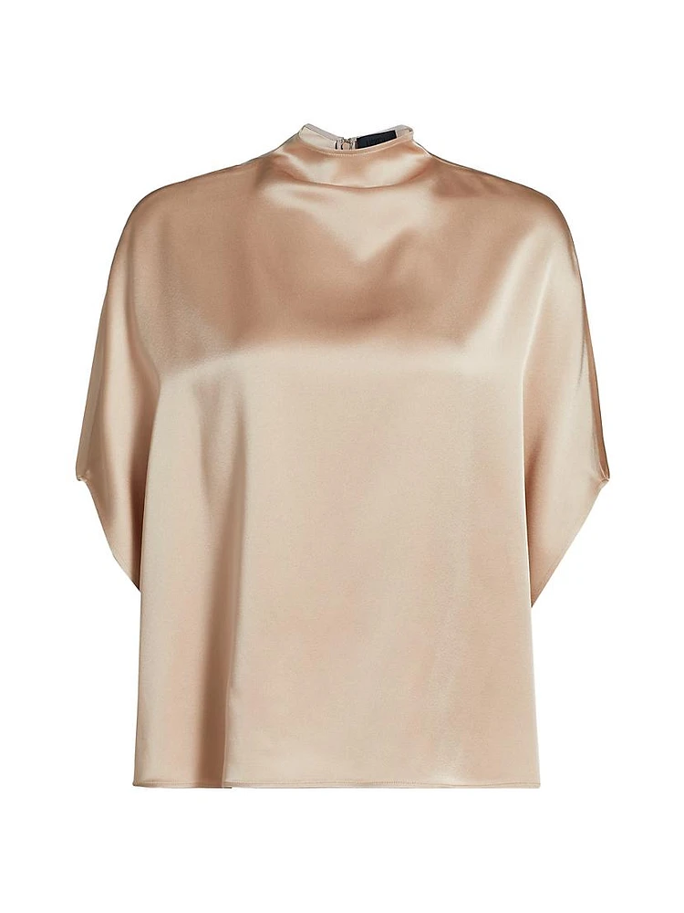 Satin Cape T-Shirt