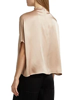 Satin Cape T-Shirt