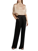 Satin Cape T-Shirt