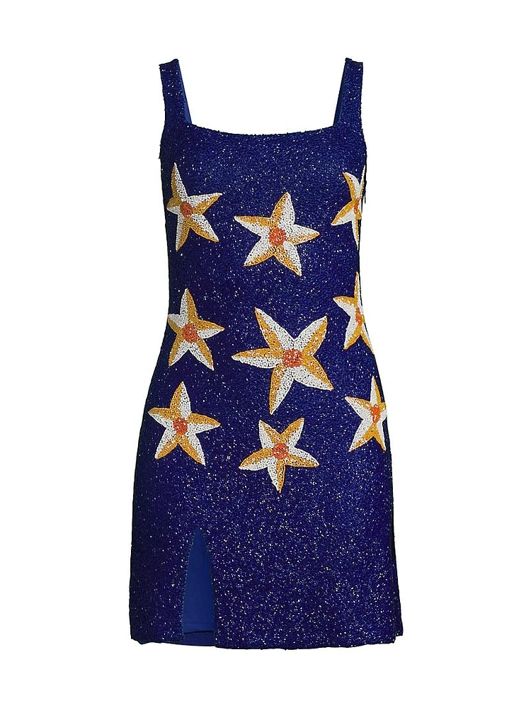 Celestine Beaded Minidress