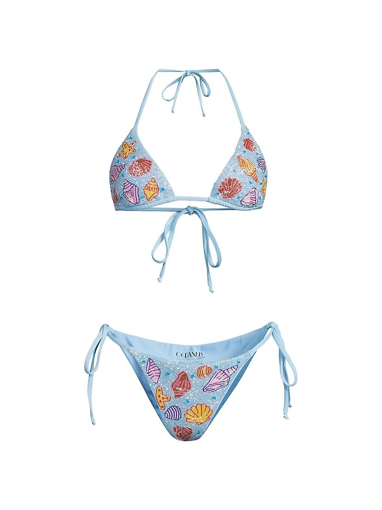 Daphne Groeneveld Sea Embellished Bikini