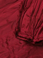 Lynda Reversible Satin Pleated Dress