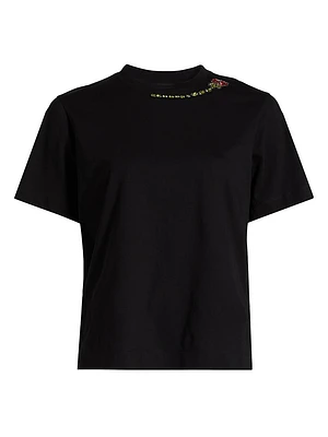 Floral Embellished Boy T-Shirt