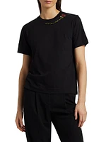 Floral Embellished Boy T-Shirt