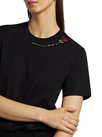 Floral Embellished Boy T-Shirt
