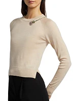 Floral Embellished Sweater
