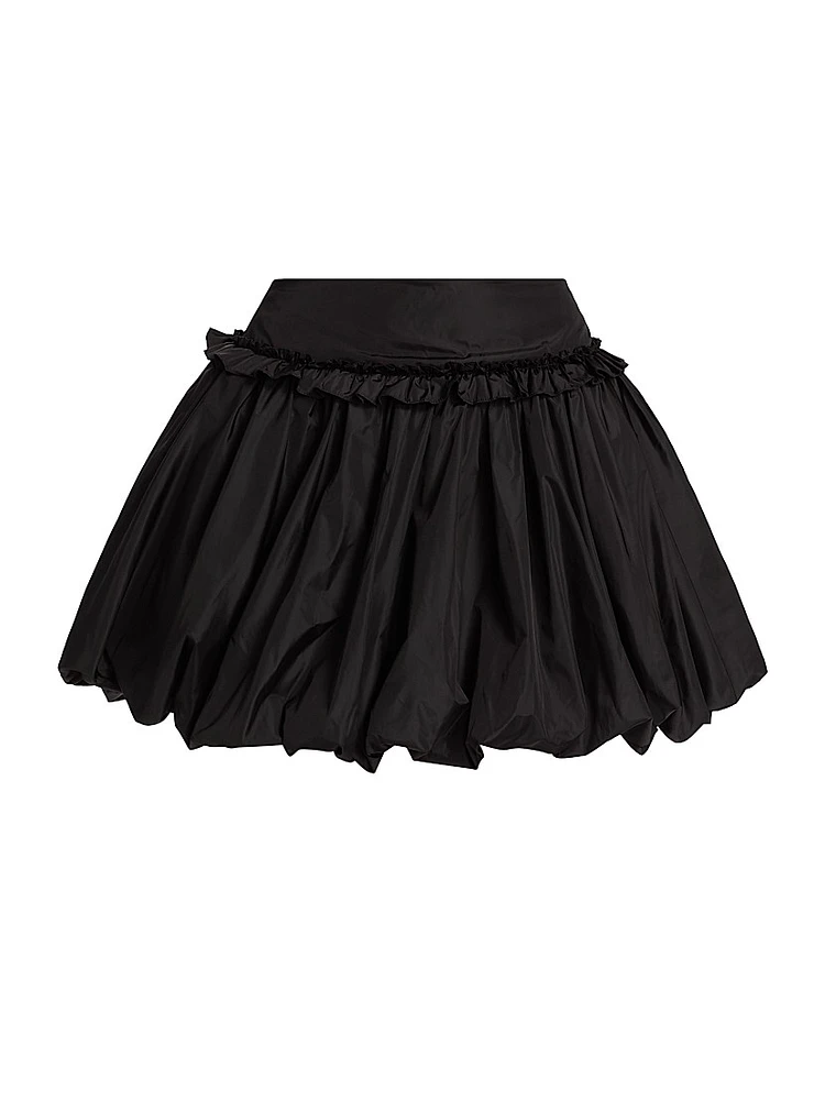 Bubble-Hem Miniskirt