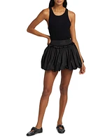 Bubble-Hem Miniskirt