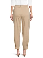 The San Marco Pleat-Front Ankle Pants
