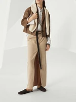 Striped Cotton Twill Shirt