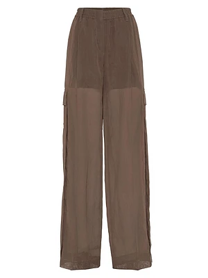 Cotton Organza Explorer Track Pants