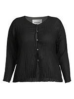 Maya Pleated Cardigan