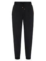 Techno Cotton French Terry Trousers