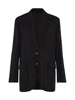 Cotton Organza Blazer