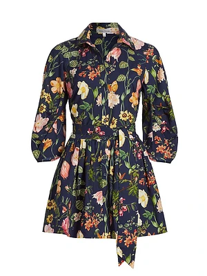 Raya Floral Cotton Minidress