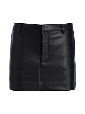 Emilia Leather Mini Skirt