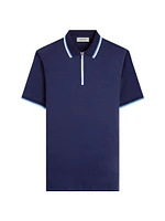 Quarter-Zip Polo Shirt