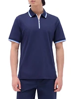 Quarter-Zip Polo Shirt