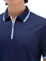 Quarter-Zip Polo Shirt
