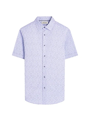 Miles Cotton Short-Sleeve Shirt
