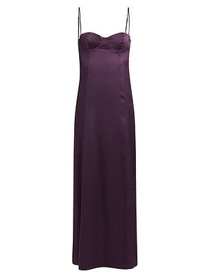 Tous Les Jours Silk Maxi Dress